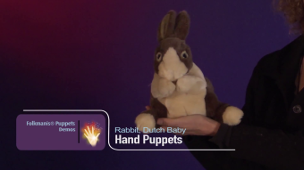 Folkmanis Handpuppe Hasenbaby (Holländer) Demo