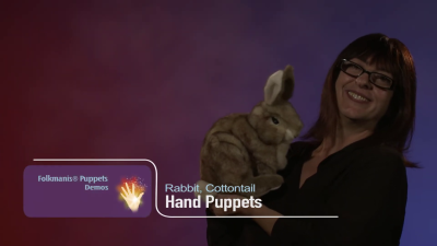 Video 1: Folkmanis Handpuppe Baumwollschwanz-Kaninchen