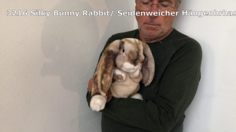 Folkmanis Handpuppe seidenweicher Hängeohrhase Demo