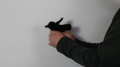 Folkmanis Mini Raven Finger Puppet Demo