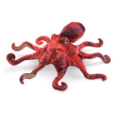Folkmanis Handpuppe roter Oktopus