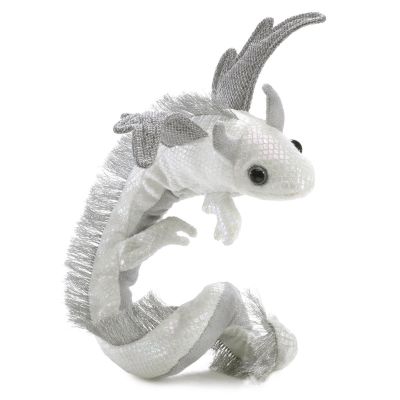 Folkmanis Pearl Dragon Wristlet Finger Puppet