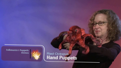 Video 1: Folkmanis Handpuppe roter Oktopus