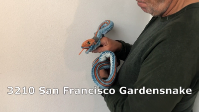 Folkmanis riesige Fingerpuppe Strumpfbandnatter Demo