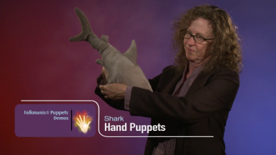 Folkmanis Handpuppe Hai Demo