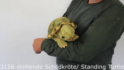 Video 1: Folkmanis Handpuppe stehende Schildkröte