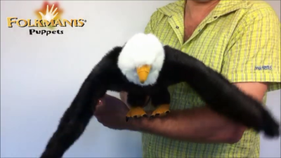 Folkmanis Bald Eagle Hand Puppet Demo 2