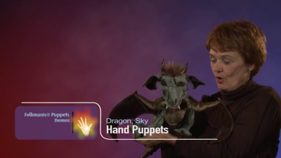 Folkmanis Handpuppe Himmelsdrache Demo