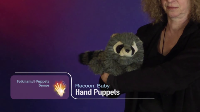 Video 1: Folkmanis Handpuppe Baby Waschbär
