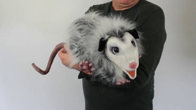 Folkmanis Handpuppe Opossum Demo 2
