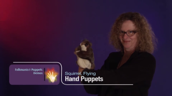 Folkmanis Handpuppe Flughörnchen Demo