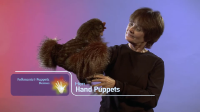 Video 1: Folkmanis Handpuppe Henne