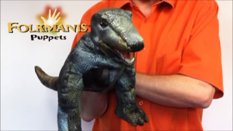 Folkmanis Handpuppe kleiner Tyrannosaurus Rex Demo 2