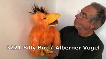 Folkmanis Handpuppe alberner Vogel Demo