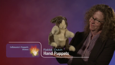 Video 1: Folkmanis Handpuppe Hase (Holländer)