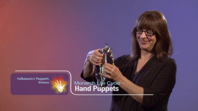Video 1: Folkmanis Handpuppe Metamorphose Schmetterling