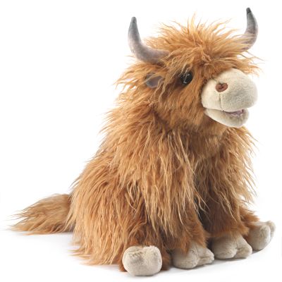 Folkmanis Handpuppe Schottisches Hochlandrind