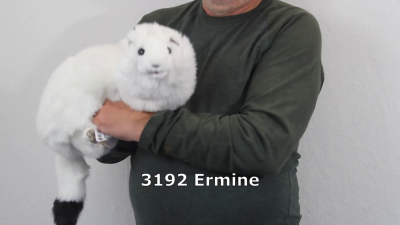 Folkmanis Handpuppe Hermelin Demo