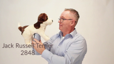 Folkmanis Handpuppe Jack Russell Terrier Demo