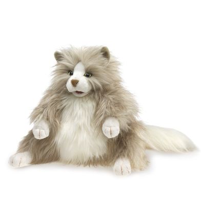 Folkmanis Handpuppe flauschige Katze