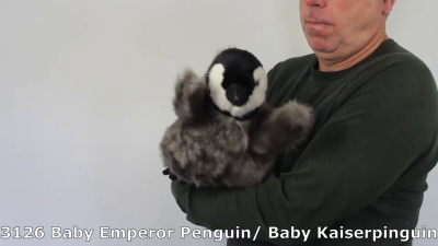 Folkmanis Baby Emperor Penguin Hand Puppet Demo