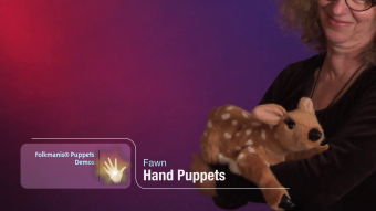 Folkmanis Handpuppe Rehkitz Demo