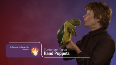 Video 1: Folkmanis Handpuppe Schildkröte mit Rollkragen